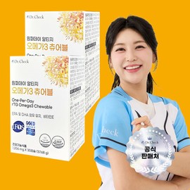 Doctor Check Dr. Check One Per Day RTG Omega 3 Chewable 2 Boxes / 닥터체크 원퍼데이 알티지 오메가3 츄어블 2박스