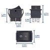 VEXUNGA Rocker Switch 6-Pin On/Off Rocker Switch 2 Positions 16A