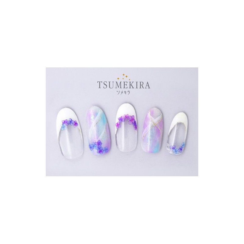 [Tsumekira] Hydrangea Nail Sticker