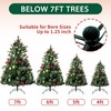 SYITCUN 20” Christmas Tree Stand for Artificial Trees, Foldable Metal