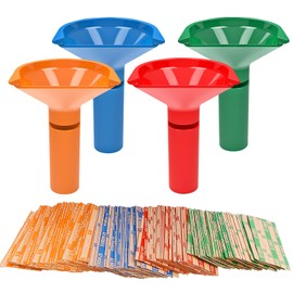 Coin Storage & Sorter Tubes 4 Color – Coded Coin Counters Tubes and Assorted Coin Wrappers
