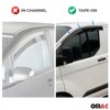 OMAC Window Visor Vent Rain Guard Deflector for RAM ProMaster