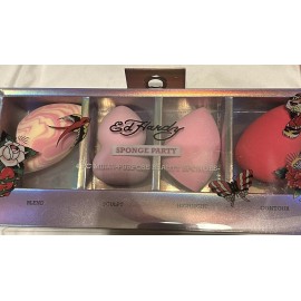 Ed Hardy Blending Cosmetic Makeup Foundation Sponges Limited Edition Pink