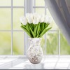 HoveBeaty Artificial Tulips Bridal Wedding Festival Decor Bouquet Real Touch