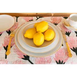 10 Strawberry Street CPGL00246 Coupe Gold Line Charger Plate, 12",