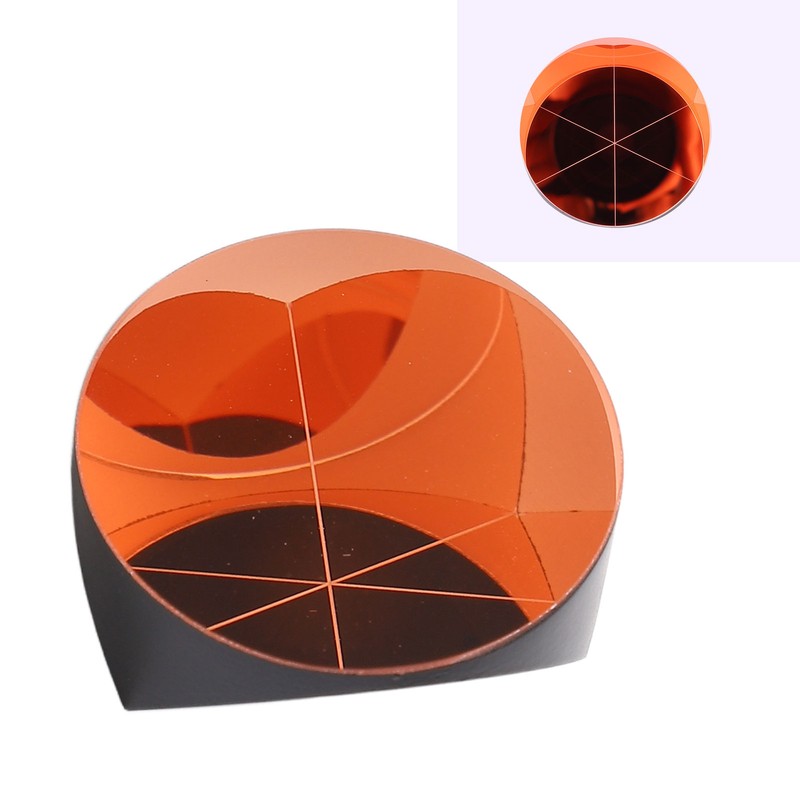Corner Prism Cube Copper Coated Plated Trihedral Retroreflector Optical Glass