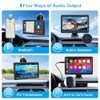 Wireless Carplay Screen for Car, 7" HD Touch Screen Portable