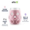 Ello Cru 17oz Stemless Wine Glass Set with Protective Silicone