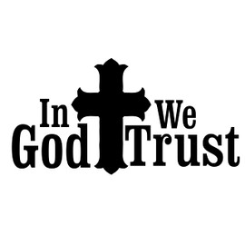 cbcdecals In God We Trust Decal Sticker