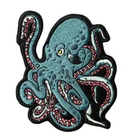 Patches for Backpacks,Octopus Patches Embroidered Tactical Patches, Military Style Hook and Loop Badges, DIY Morale Applique Accessories for Jacket, Backpack, Hats
