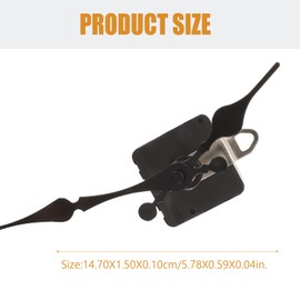 DIY Wall Clock Movement Kit with Long Shaft 31Mm Silent Mechanism Clock Hands and Repair Parts for Custom Projects