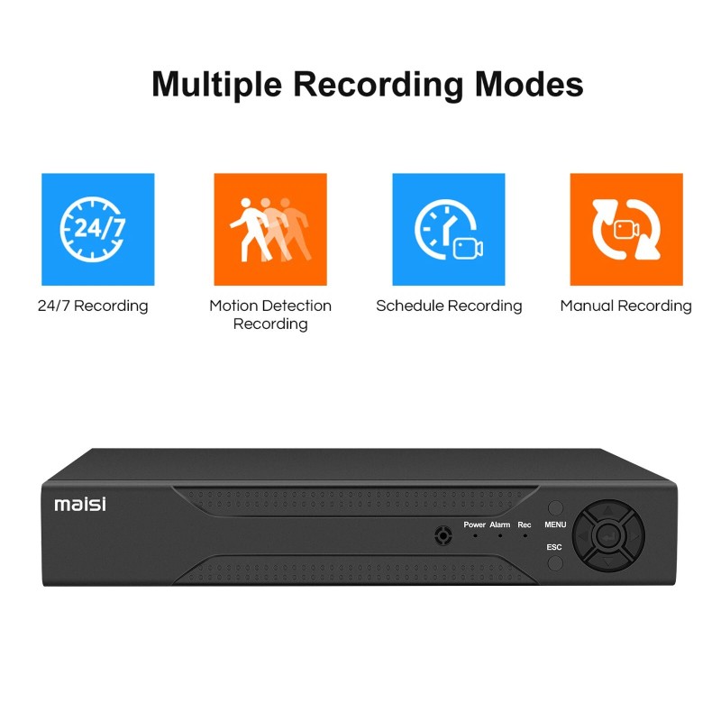 MAISI 8CH CCTV DVR Video Recorder HD 5MP HDMI for