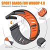 MYAPULUA Silicone Bands Compatible with WHOOP Band 4.0,Soft Silicone Sport