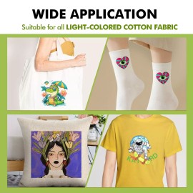 A-SUB Lot 12"x 20FT-60FT A-SUB Sublimation HTV Clear / White for T-shirt Heat Transfer - Matte Clear, 12"x10FT