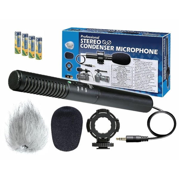 Synergy Digital External Microphone Compatible with Sony ZV-1F Vlogging Digital