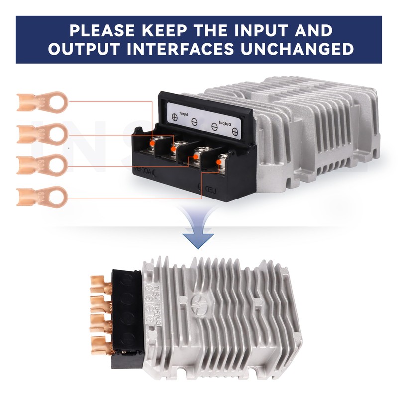 unrulysoul 24V to 12V 60A 720W Buck DC-DC Power Converter