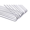 Quality Hangers Silver Aluminum Metal Coat Hangers Heavy Duty Suit