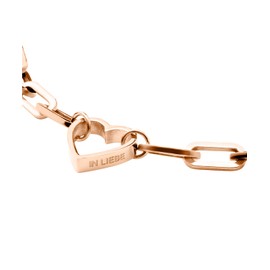 Liebeskind Berlin Women's Bracelet, Stainless Steel, 20 cm, Stainless Steel, rosé