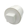 Fitvell 4" PVC Sewer Cleanout Adapter with Plug Pipe Fitting
