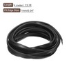 sourcing map U Channel Edge Trim, 13.1ft Length Rubber Guard