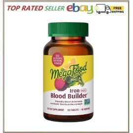 MegaFood Blood Builder Iron Minis, 120 Tablets