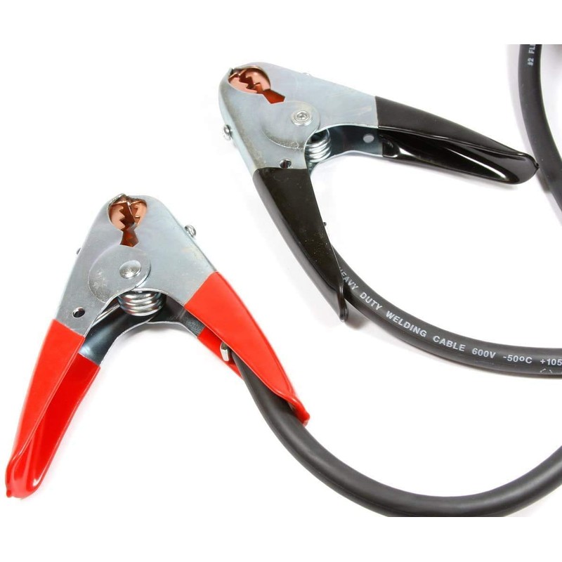 Forney 52865 Battery Jumper Cables, Heavy Duty Number 4, 12-Feet,Black