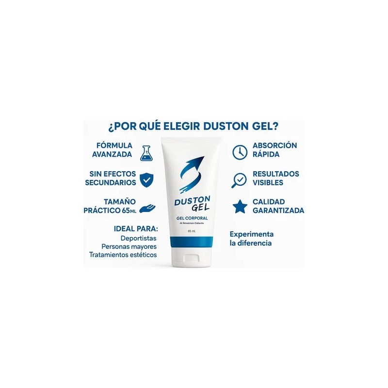 Duston Gel Corporal Tubo Sensación Caliente Efectivo X1
