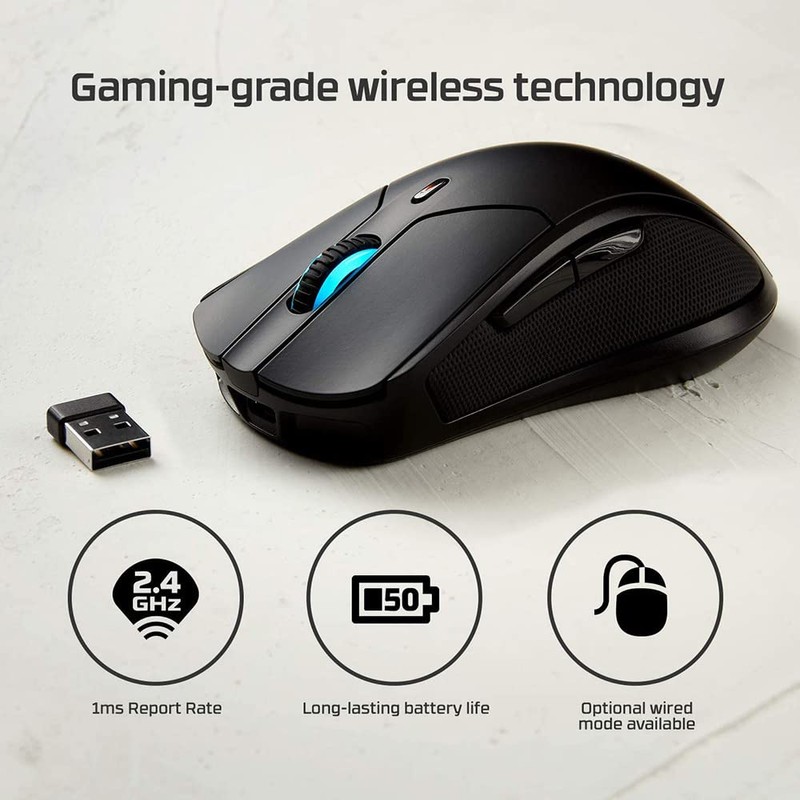 HyperX Pulsefire Dart RGB Wireless Gaming Mouse with Qi Enabled
