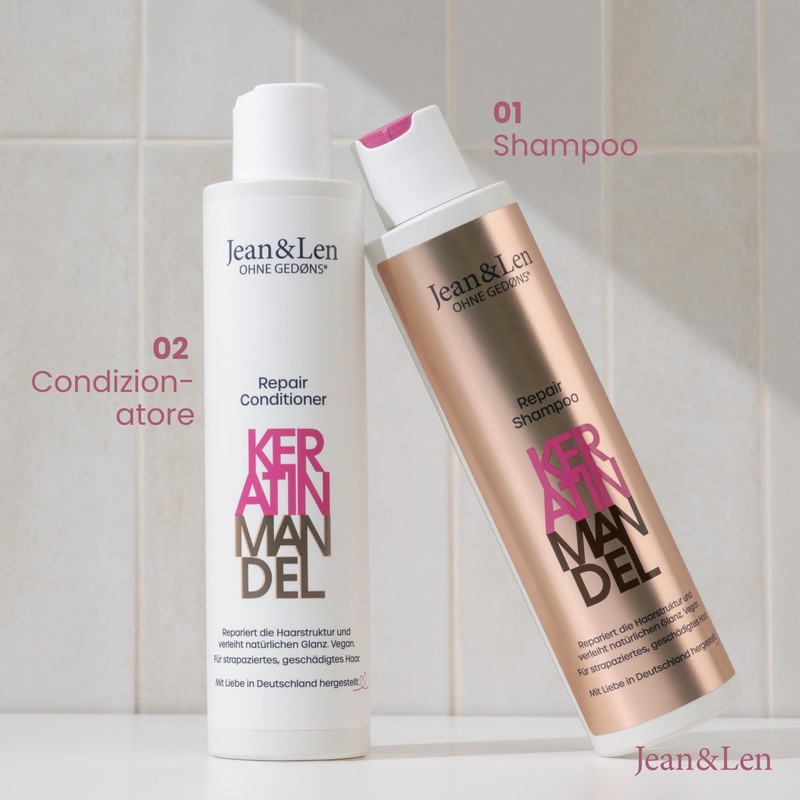 Jean & Len Conditioner Repair Keratin & Almond, per capelli