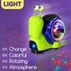 Hunfur Luminous Crawling Snail Baby Toy, Auto Obstacle Avoidance, Projection
