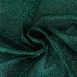 Loopiske 2 Panels Emerald Green Wedding Glitter Arch Draping Fabric Easter 29" × 6.5 Yards Sheer Backdrop Curtains Drapery for Wedding Ceremony Birthday Party Indoor Ceiling Decor