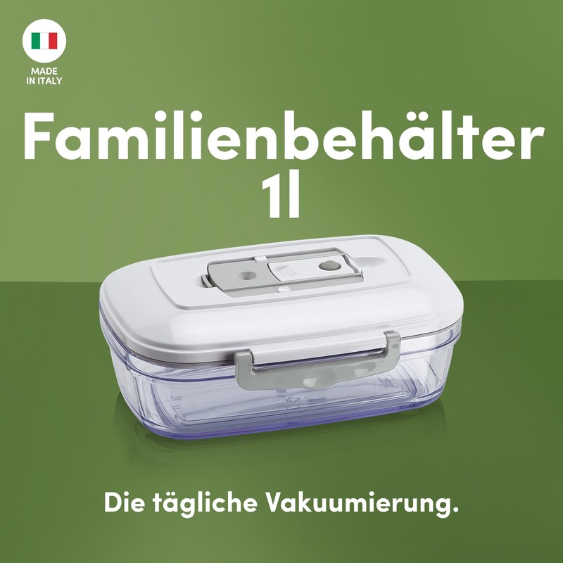 Magic Vac ACO1093 Rectangular Family Storage Container, 1 l