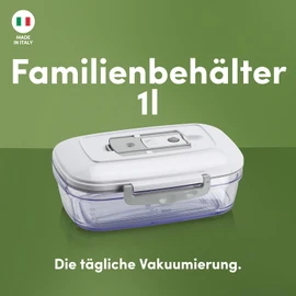 Magic Vac ACO1093 Rectangular Family Storage Container, 1 l