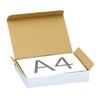 Earth Cardboard, 80 Size, A4, Thin, 10 Sheets, White, 12.8