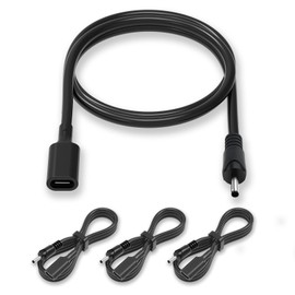 USB C to 3.5mm x1.35mm Adapter Cable,Type C Female to Male Plug Supply Adapter Power Cable Made for Lighting, Printers, External Hard Drives, Audio Mixing, Recording Equipment-3.28ft