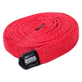 SpeedStrap SuperStrap Weavable Recovery Tow Strap 1" x 20' - Heavy Duty 7,000lb Break Strength, Emergency Towing Rope for Offroad 4x4, Jeep, Car, SUV, ATV, Boat