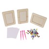 3Set DIY Wooden Picture Frame Making Kit Unfinished Solid Wood