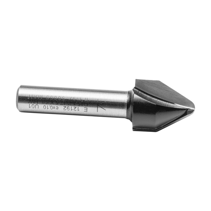 ENT Engraving Cutter TC Shank (C) 8 mm, Diameter (A)