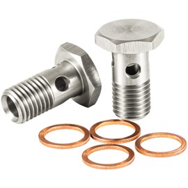 Diesel Fuel Banjo Bolt Ultra High Flow Upgrade for Ford Powerstroke 6.0L & 6.4L (Tear Drop Design)