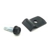 10x Mounting Set Anthracite for Double Rod Mat Fence Holder