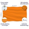 Plain Orange Flag - Plain Orange Flag - Double-Sided Print