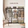 CASAMAYA Clothes Rack, Portable Closet, 81.1 Inch Extra Large Capacity