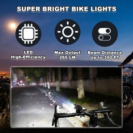 Bike Lights Rechargeable Bicycle Headlight High Lumens Bicycle Front Light