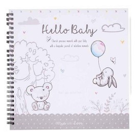 UNIQUE HOME LIVING Baby Record Book Toddler Milestone Journal Keepsake for Newborn Baby Boy & Girl, Baby Shower Christening Gift Diary Baby Memory Book