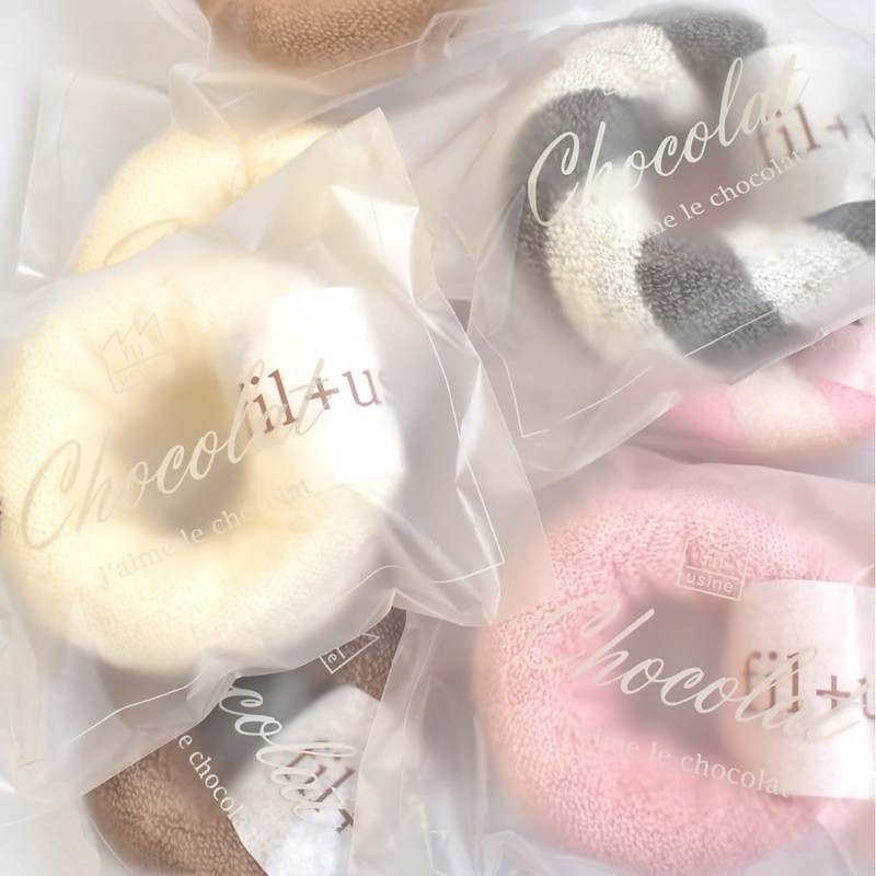 Airy Imabari Towel, Set of 3, Donut Handkerchief, Present, Individual