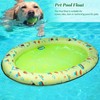 LovelyPaws Inflatable Dog Pool Float, 55 x 38” Dog Swimming