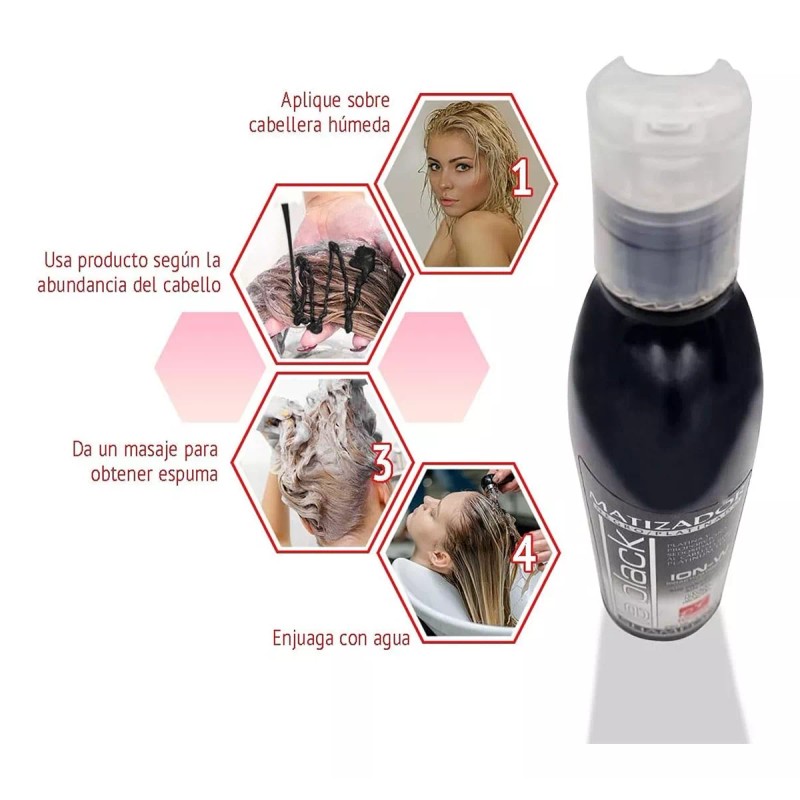 D'Conde Shampoo Matizador Negro D Conde Platinados Canas 250ml
