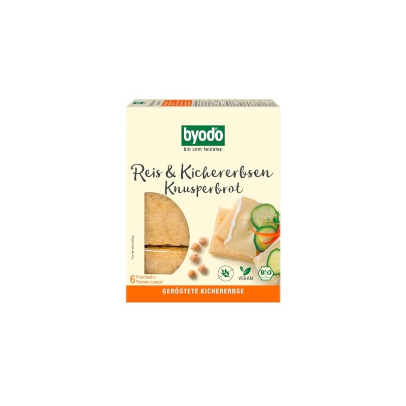 Byodo - DE-ÖKO-013 Organic Crisp Bread Rice & Chickpeas 120