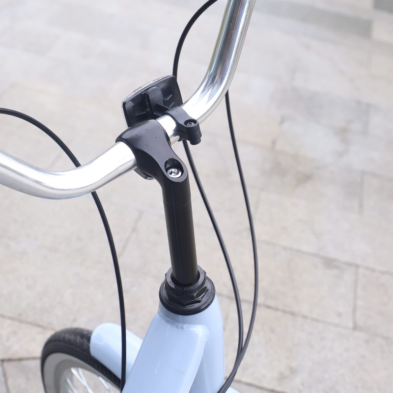 WEEROCK Bike Stem 25.4mm*22.2mm Aluminum Alloy and Steel Gooseneck Shape