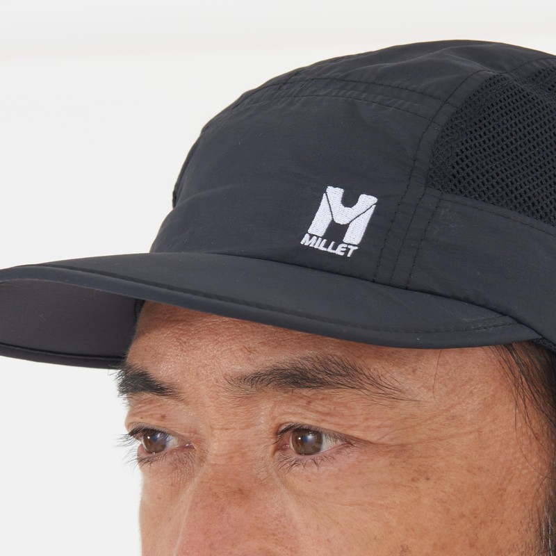 Millet MIV03235 Hat, Sunshade Mesh Cap, NEW LOGO, Free size